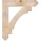 Ekena Millwork Merced Arts & Crafts Smooth Bracket, Douglas Fir, 5 1/2"W x 34"D x 38"H BKT06X34X38MRC03SDF - alternate 2